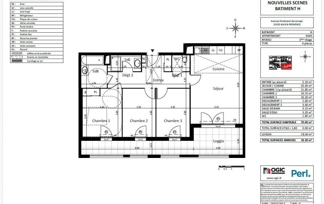 Annonces AIXENPROVENCE : Appartement | AIX-EN-PROVENCE (13100) | 80 m2 | 354 100 € 